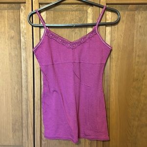 Juniors Camisole with Beading and Lace